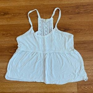 la hearts flowy babydoll tank top